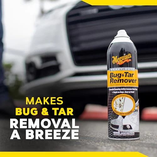 Meguiar's Heavy Duty Bug & Tar Remover - Quick Bug Remover and Tar Remover Spray - Pro Strength Clear Coat Safe Technology with Powerful Foaming Action to Loosen Stuck Bugs, 15 Oz Aerosol - Image 7