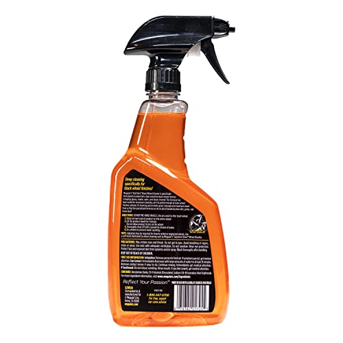 Meguiar's Hot Rims Black Wheel Cleaner, Deep Foaming Gel Specially Formulated to Effectively Clean Matte, Gloss, Satin, and Chrome Black Wheels, 24 Oz Spray Bottle - Image 9