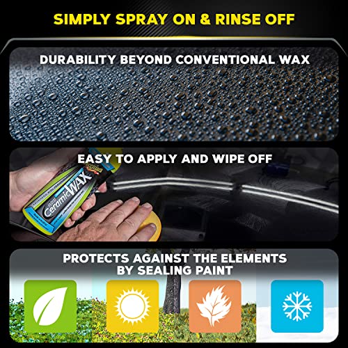 Meguiar's Hybrid Ceramic Liquid Wax, Meguiar's Hybrid Ceramic Wax with Advanced SiO2 Hybrid Technology - 16 Oz Bottle - Image 3