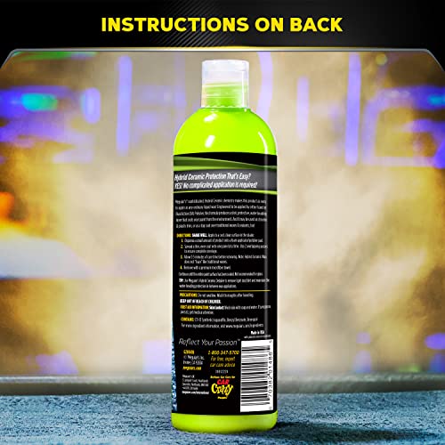 Meguiar's Hybrid Ceramic Liquid Wax, Meguiar's Hybrid Ceramic Wax with Advanced SiO2 Hybrid Technology - 16 Oz Bottle - Image 7