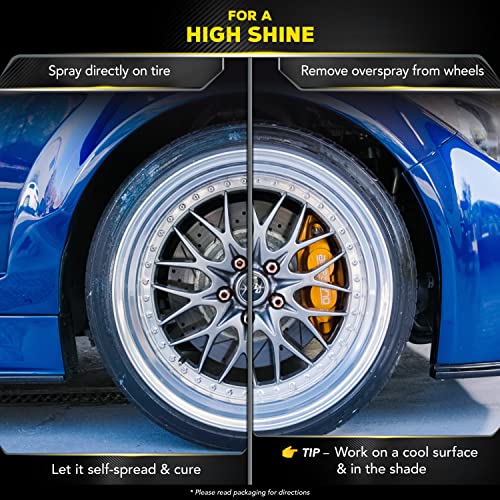 Meguiar's Hybrid Ceramic Tire Shine - Long-Lasting Shine That's Durable & Water-Resistant Hybrid Ceramic Technology - 16 Oz Spray - Image 5