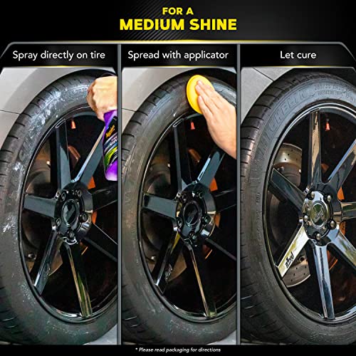 Meguiar's Hybrid Ceramic Tire Shine - Long-Lasting Shine That's Durable & Water-Resistant Hybrid Ceramic Technology - 16 Oz Spray - Image 6