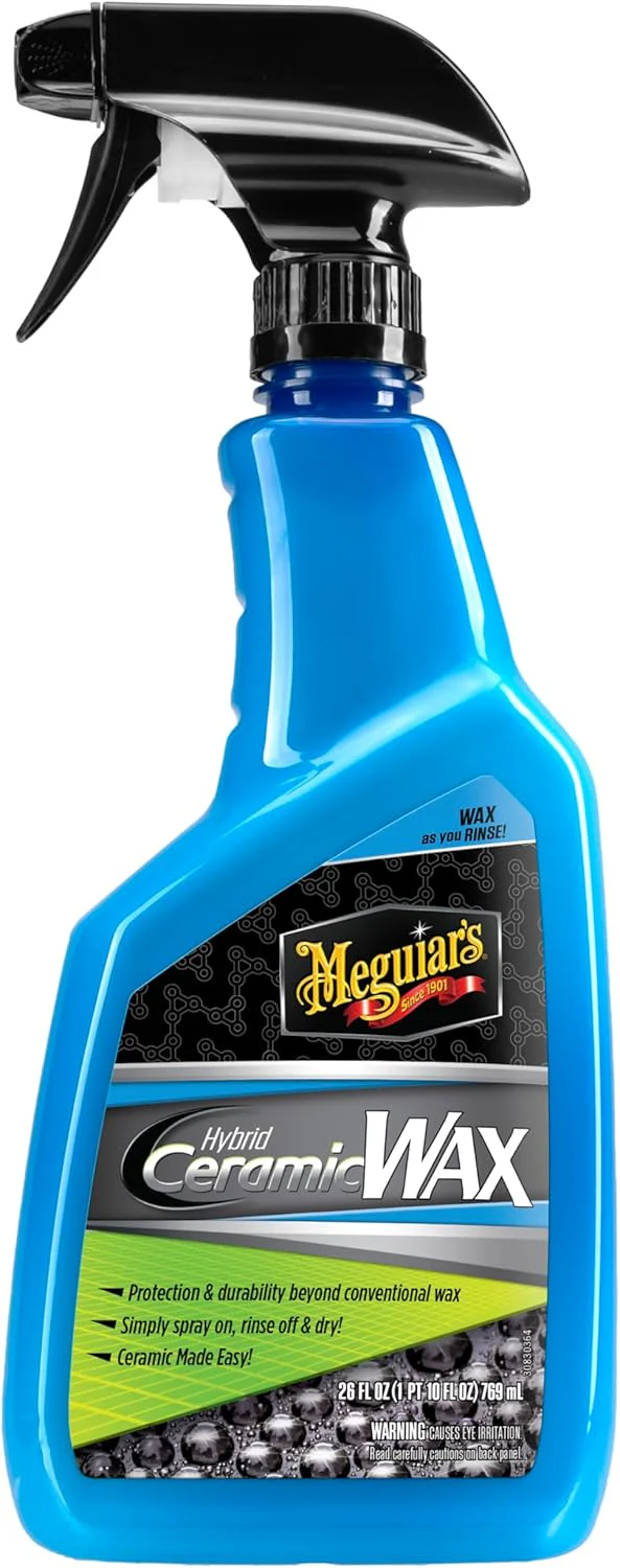 Meguiar's Hybrid Ceramic Wax, Easy-to-Use Spray Wax for Car Detailing with the Superior Protective Power of Advanced SiO2 Hybrid Barrier Technology, 26 Oz Spray Bottle - Image 9