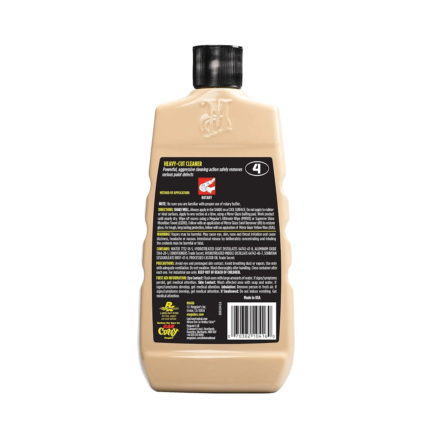 Meguiar's (M0416) Mirror Glaze Professional Heavy-Cut Cleaner, 16 oz. - Image 3