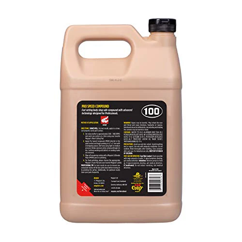 Meguiar's M10001 Mirror Glaze Pro Speed Compound, A Glaze Designed for The Exterior of Your Car, Removes Deep Scratches, Holograms, and Severe Swirls Using Advanced Technology, 1 Gallon Container - Image 3