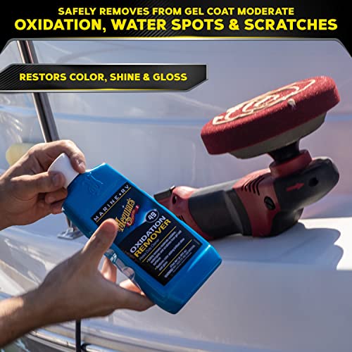 Meguiar's M4965 Marine/RV Fiberglass Restoration System, 3-Piece Marine Fiberglass Repair Kit Featuring Oxidation Remover for Boat Care Plus Boat Polish and Wax - Image 2