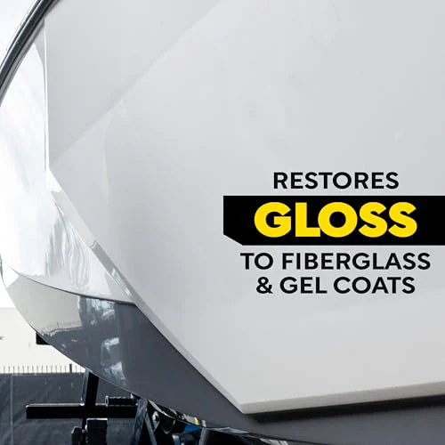 Meguiar's M6732 Marine/RV One Step Compound, Remove Oxidation, Stains, Scratches, and Water Spots, Restore The Color and Shine of Fiberglass Gel Coat Finishes, 32 Oz Bottle - Image 5