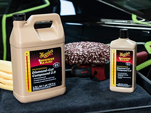 Meguiar's M8501 Mirror Glaze Diamond Cut Compound 2.0-1 Gallon Container - Image 2