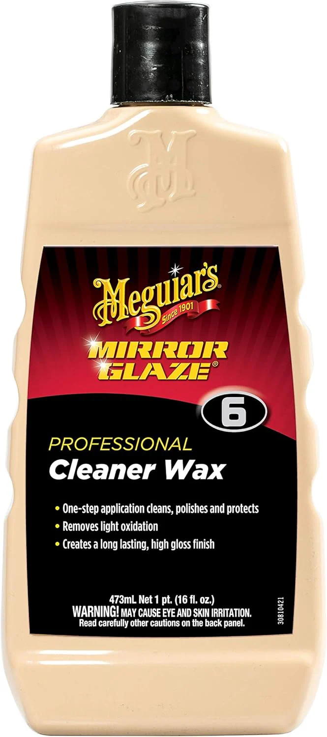 Meguiar's Professional Cleaner Wax M0616 - Swirl and Scratch Remover, Car Polish, and Car Wax in One Liquid - One-Step for Professional Detailing, 16 Oz (Packaging May Vary) - Image 2