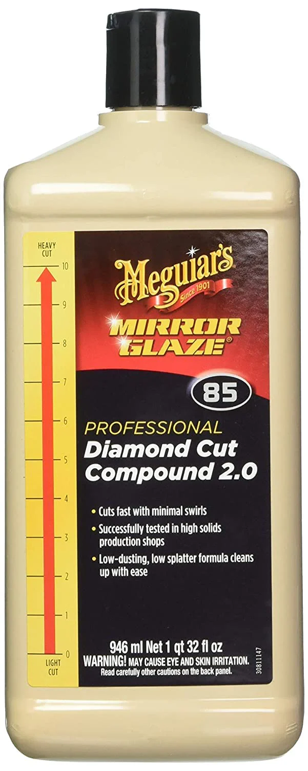 Meguiar's M8532 Diamond Cut Compound 2.0, M85, 32 oz.
