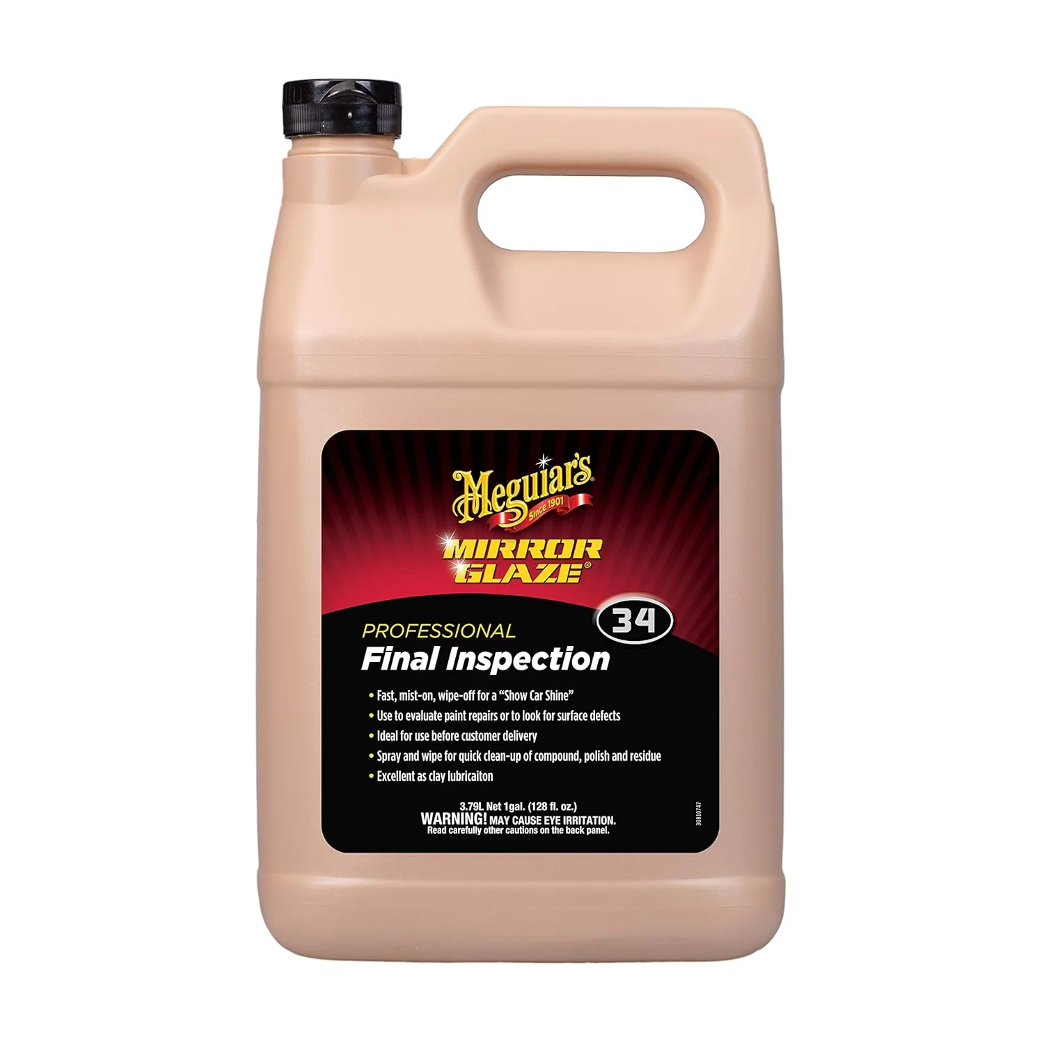 Meguiar's Professional Final Inspection Mist & Wipe M3401 - Quickly and Gently Remove Prints, Dust, and Smudges Leaving a Showroom Quality Shine - Safe as a Clay Bar Lubricant, 128 Oz, 1 Gallon - Image 2