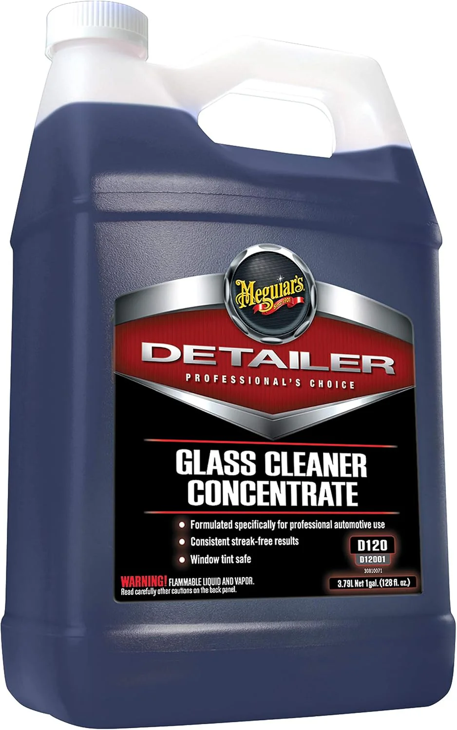 Meguiar's D12001 Professional Glass Cleaner Concentrate - Professional Strength Glass Cleaner for a Streak-Free Shine that's Residue-Free, 128 Oz, 1 Gallon - Image 2
