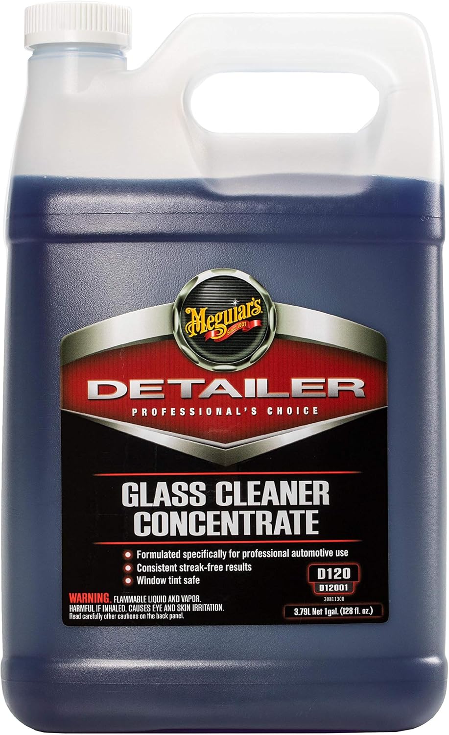 Meguiar's D12001 Professional Glass Cleaner Concentrate - Professional Strength Glass Cleaner for a Streak-Free Shine that's Residue-Free, 128 Oz, 1 Gallon - Image 3