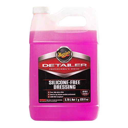 Meguiar's Professional Silicone Free Dressing D16101 - High Performance Dressing, Ideal as a Tire shine and Exterior Trim Care for a Deep, Glossy Shine that’s Body Shop Safe, 128 Oz, 1 Gal