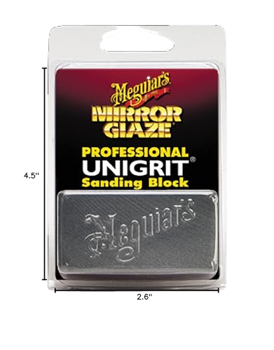 Meguiar's Professional Unigrit Sanding Block K1500-1,500 Grit - Car Sandpaper Block for Removal of Runs, Sags, and Other Small, Isolated Defects - Image 2