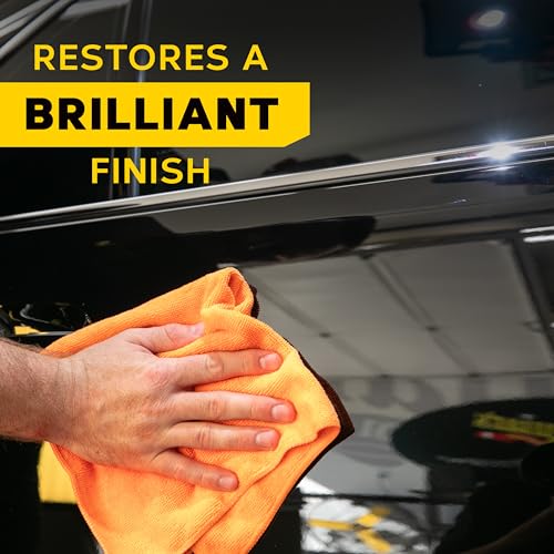 Meguiar's Quik Scratch Eraser Kit, Car Scratch Remover for Repairing Surface Blemishes, Car Care Kit with ScratchX, Drill-Mounted Pad, and Microfiber Towel, 3 Count - Image 5