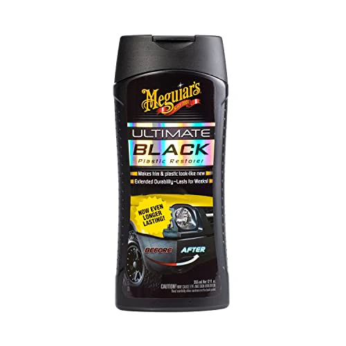 Meguiar's Ultimate Black Plastic Restorer - Enhance Faded Trim with Long-Lasting UV Protection - 12 Oz Bottle - Image 12