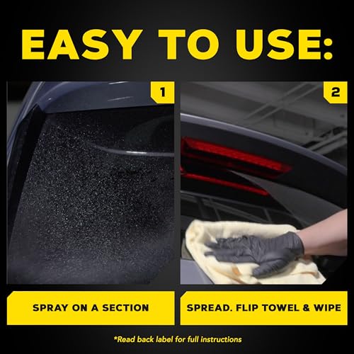 Meguiar's Ultimate Glass Cleaner & Water Repellent - Premium Glass and Window Cleaner for Quick Cleaning with Hydrophobic Technology that Acts as a Rain Repellent Improving Visibility in Rain - 16oz - Image 6
