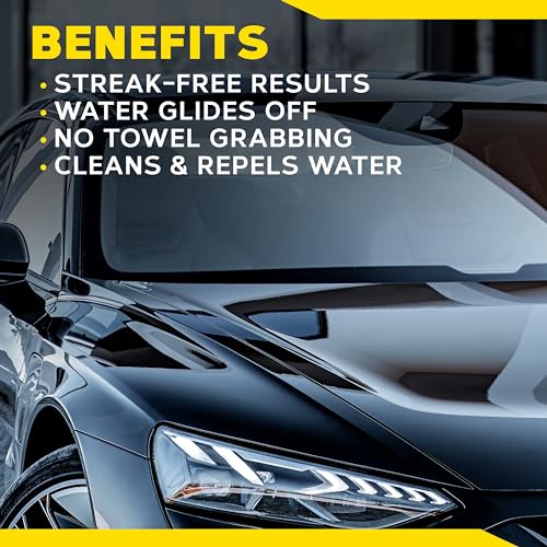 Meguiar's Ultimate Glass Cleaner & Water Repellent - Premium Glass and Window Cleaner for Quick Cleaning with Hydrophobic Technology that Acts as a Rain Repellent Improving Visibility in Rain - 16oz - Image 8