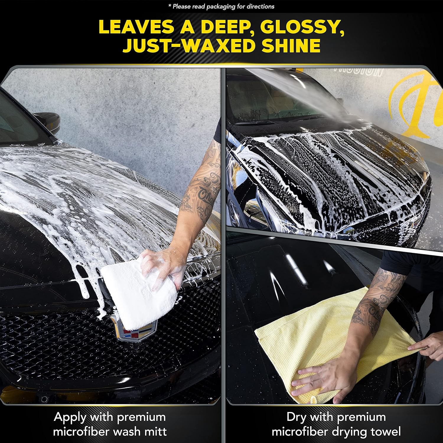 Meguiar's G17701 Ultimate Wash and Wax, Car Wash and Wax Cleans and Shines in One Step, 1 Gallon - Image 5