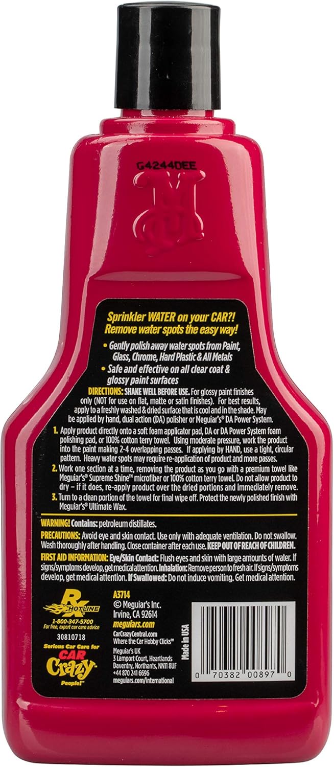 Meguiar's A3714 Water Spot Remover, 14 oz, Liquid - Image 2