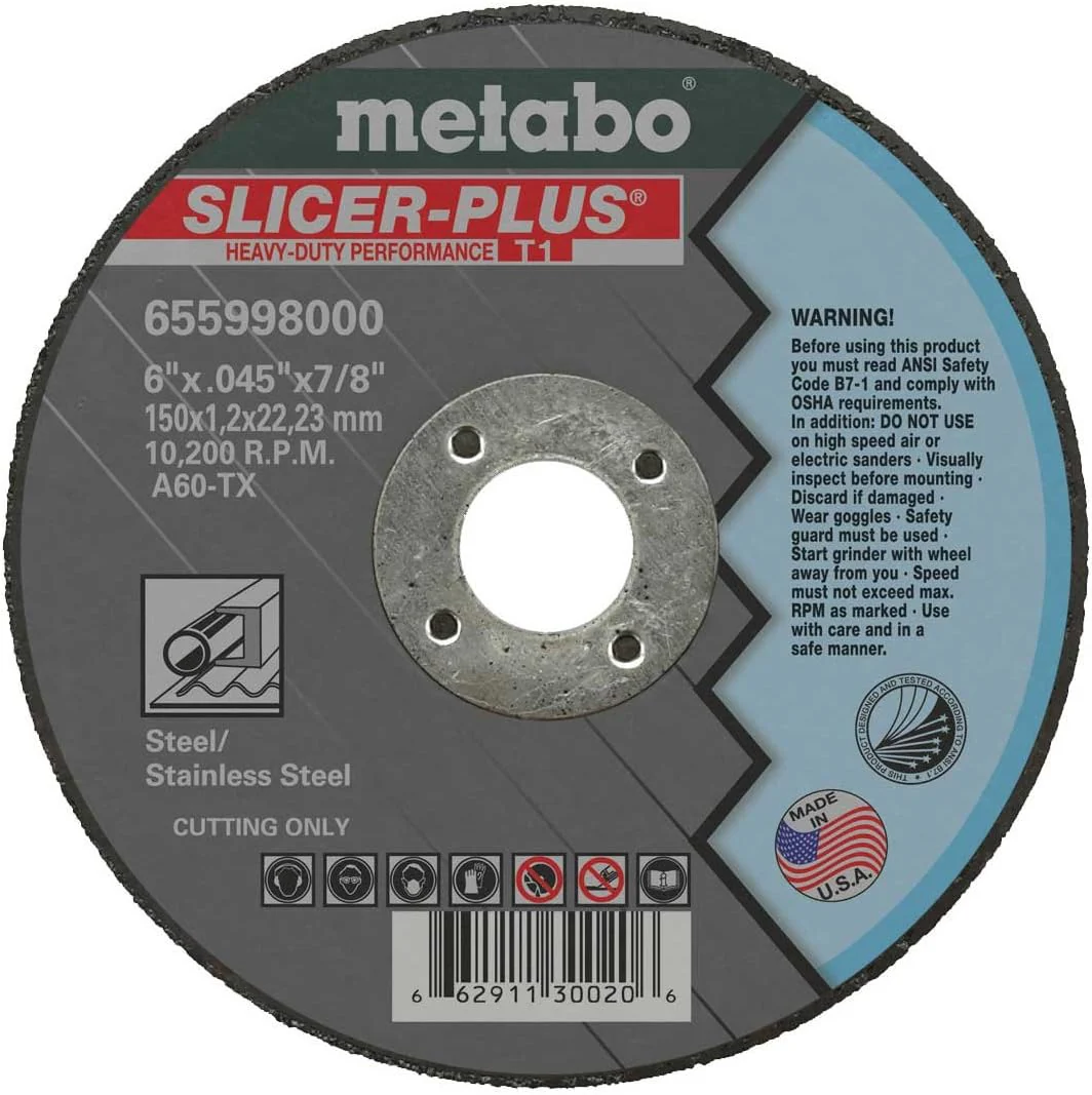 Metabo 655998000-50PK 6" Slicer Plus Cutting Wheel (50pk) - Image 2
