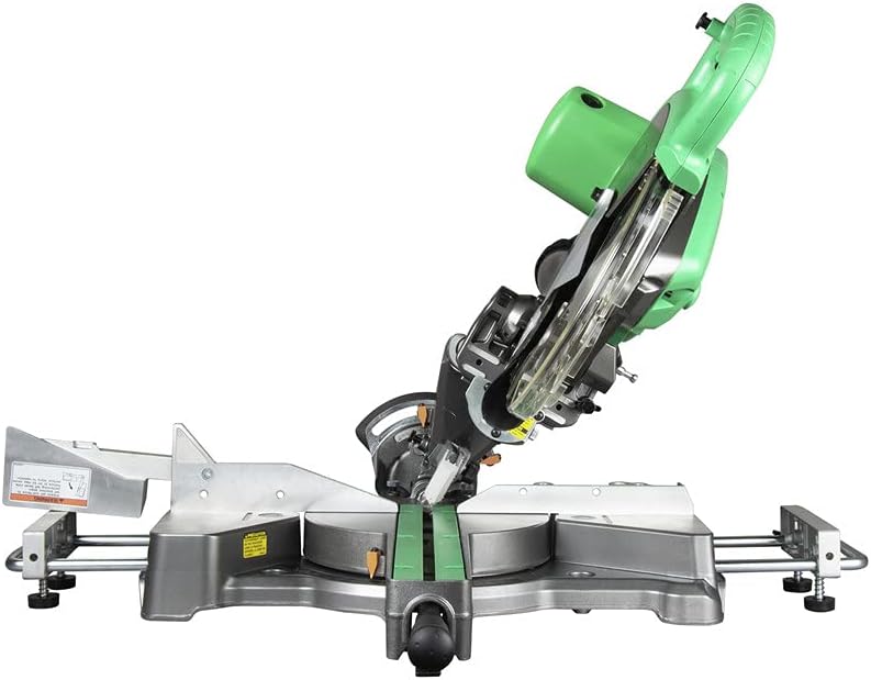 Metabo HPT 10-Inch Sliding Compound Miter Saw, Adjustable Laser Guide, Double Bevel, Electronic Speed Control, 12 Amp Motor, Electric Brake (C10FSHS) - Image 3