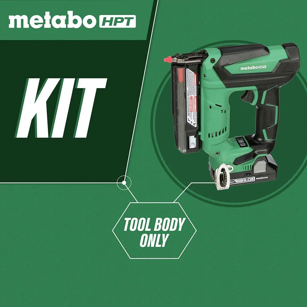 Metabo HPT 18V Cordless Pin Nailer, Tool Only - No Battery, 5/8-Inch up to 1-3/8-Inch Pin Nails, 23-Gauge, Holds 120 Nails, Lifetime Tool Warranty (NP18DSALQ4) - Image 3