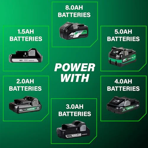 Metabo HPT 18V MultiVolt Cordless 10,000 Lumen LED Work Light, 15 Settings Adjustable Brightness, Portable Work Light with USB Charging Port, Water & Dust Resistant, Tool Body Only, UB18DDQ4 - Image 5