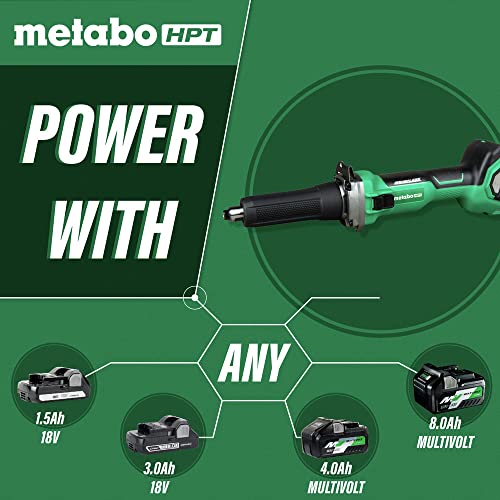 Metabo HPT 18V MultiVolt Cordless Die Grinder | Tool Only - No Battery | 2-Inch Wheel Diameter | Variable Speed | Slide Switch | GP18DAQ4 - Image 5