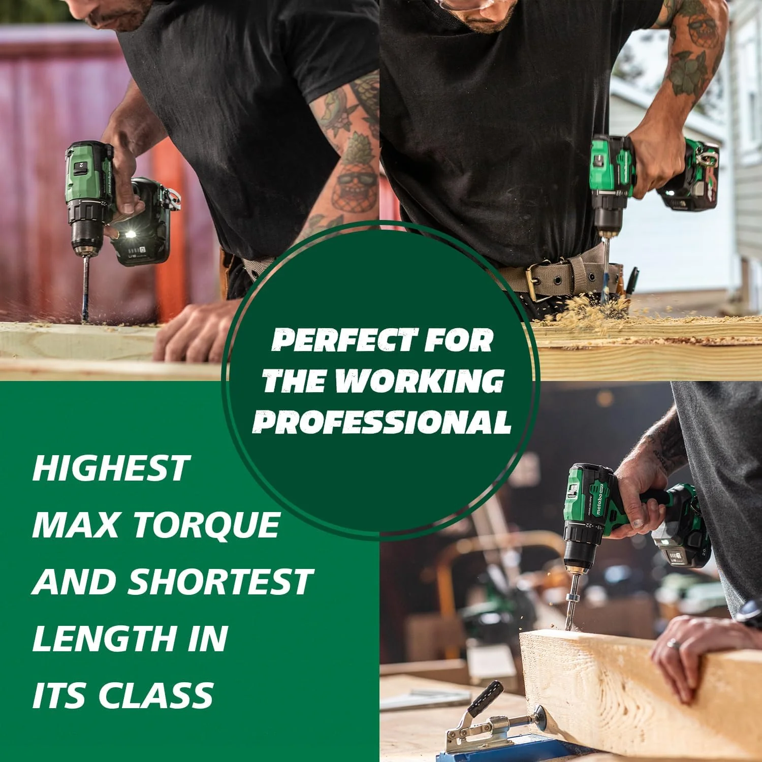 Metabo HPT 18V Multi-Volt Cordless Driver Drill Kit | 620 in-lbs. of Torque | DS18DEX - Image 6