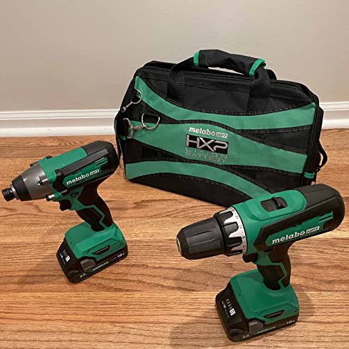 Metabo HPT 18V Multi-Volt Hammer Drill and Impact Driver Combo Kit | Cordless | 2-2.0Ah Li-Ion Batteries w/Fuel Gauge | Lifetime Tool Warranty | KC18DFX - Image 7