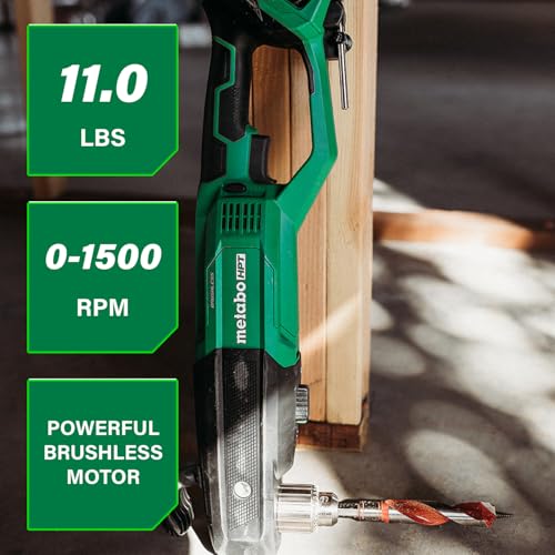 Metabo HPT 36V MultiVolt Cordless 1/2" High Power Right Angle Drill Kit, Power Drill Set with Bag, Lithium-Ion Slide Battery and Charger, 1/2-Inch Chuck, Compact Lightweight Power Tool, D36DYA - Image 5