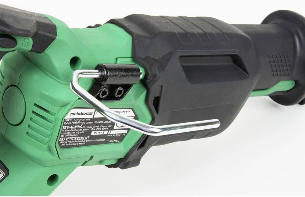 Metabo HPT 36V Multi-Volt Cordless Reciprocating Saw | CR36DAQ4 (Bare Tool) - Image 6