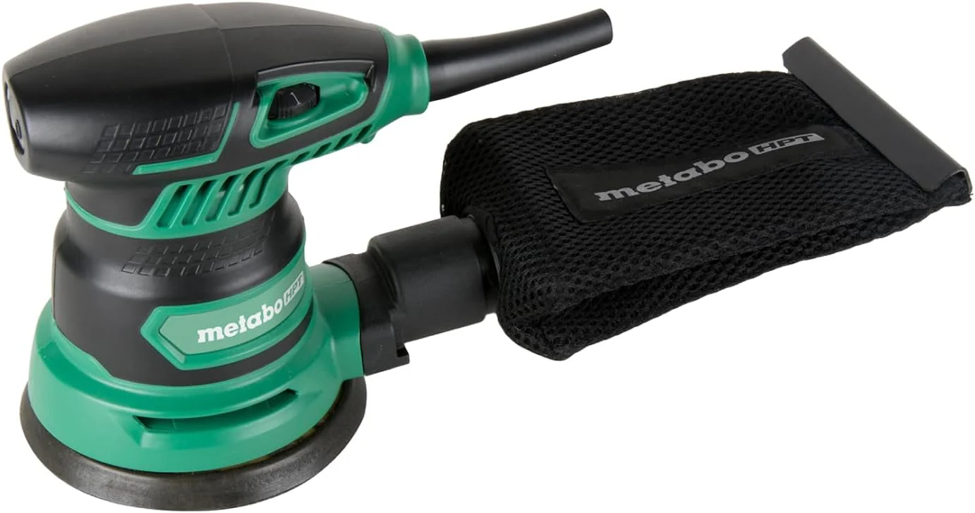 Metabo HPT 5-Inch Random Orbit Finishing Sander, Variable Speed, Palm-Style Comfort Grip, 230W 2.8 Amp Motor, 9,000-13,000 RPM, Dust Collection Hose Connector, Compact and Lightweight Design, SV13YST - Image 2