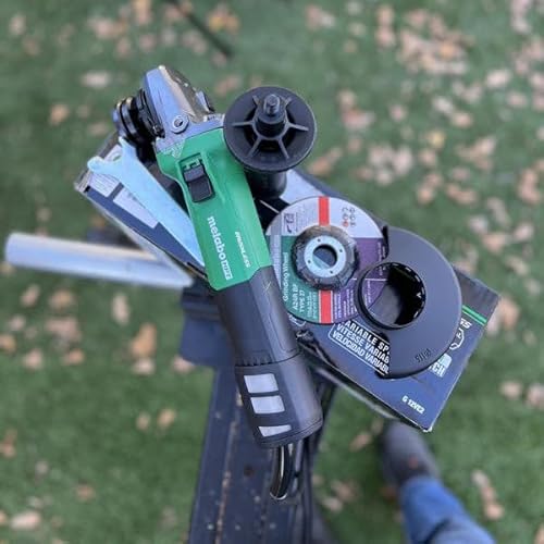Metabo HPT Angle Grinder | 4-1/2-Inch | 12 Amp | AC Brushless Motor | Variable Speed | 3-Position Side Handle | G12VE2 - Image 2
