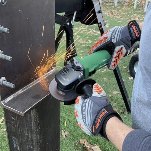 Metabo HPT Angle Grinder | 4-1/2-Inch | 12 Amp | AC Brushless Motor | Variable Speed | 3-Position Side Handle | G12VE2 - Image 3