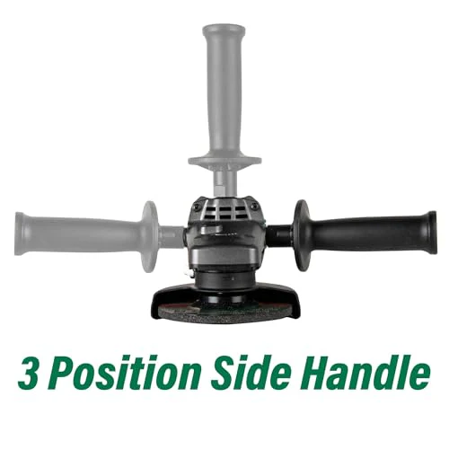 Metabo HPT Angle Grinder | 4-1/2-Inch | 12 Amp | AC Brushless Motor | Variable Speed | 3-Position Side Handle | G12VE2 - Image 6