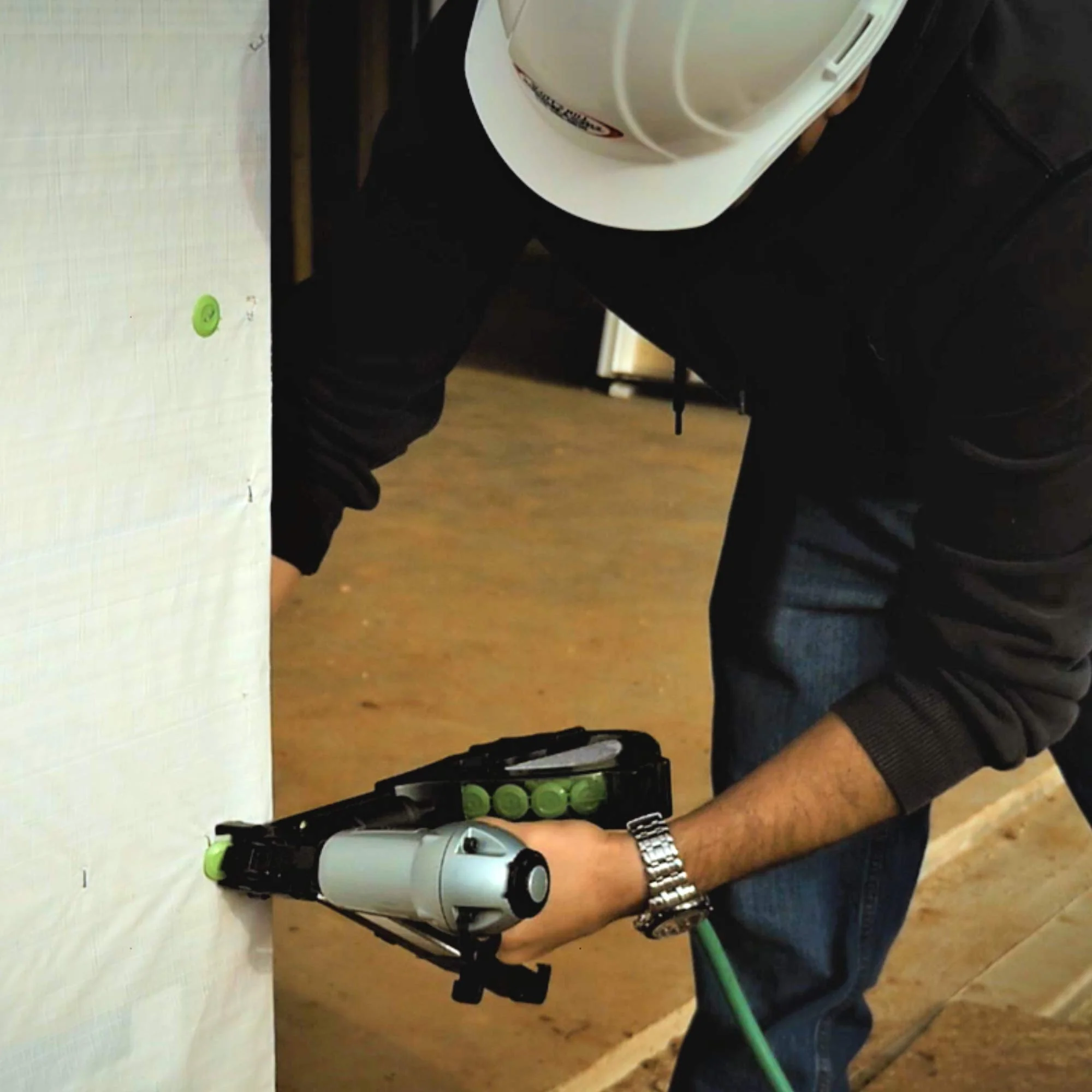 Metabo HPT Cap Stapler, Pneumatic, 18 Gauge, 1" Cap Diameter, 7/8" to 1-1/2" Staple Length, 5-Year Warranty - Image 3