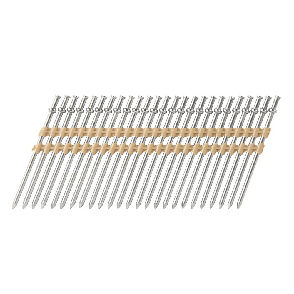 Metabo HPT Collated Duplex Nail | 3-1/2 Inch | 21 Degree | Plastic Strip | For Use with NR3675DD | 50312-16D
