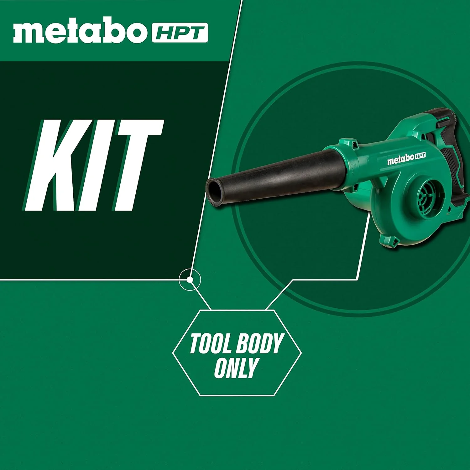Metabo HPT RB18DCQ4 18V MultiVolt Cordless Compact Blower, Powerful 124 CFM Air Volume, Maximum Air Velocity 213 MPH, Lightweight Design, Variable Speed Trigger, Lock-On Switch, Tool Body Only - Image 3