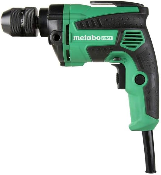 Metabo HPT Drill, Corded, 7-Amp, 3/8-Inch, Metal Keyless Chuck, Variable Speed w/ Dial, Rubber Over-Molded Handle, Forward / Reverse, 5-Year Warranty (D10VH2) - Image 2
