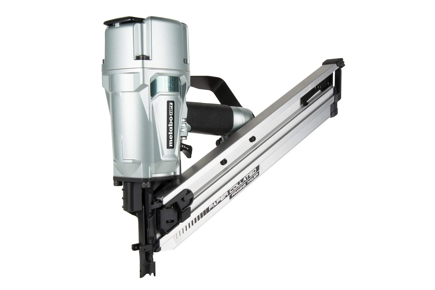Metabo HPT Framing Nailer, Pneumatic, Accepts 30 Degree Paper Strip Collated Clipped Head Nails and 30 Degree Paper Strip Collated Offset Round Head Nails, 2-Inch to 3-1/4-Inch (NR83AA5) - Image 2