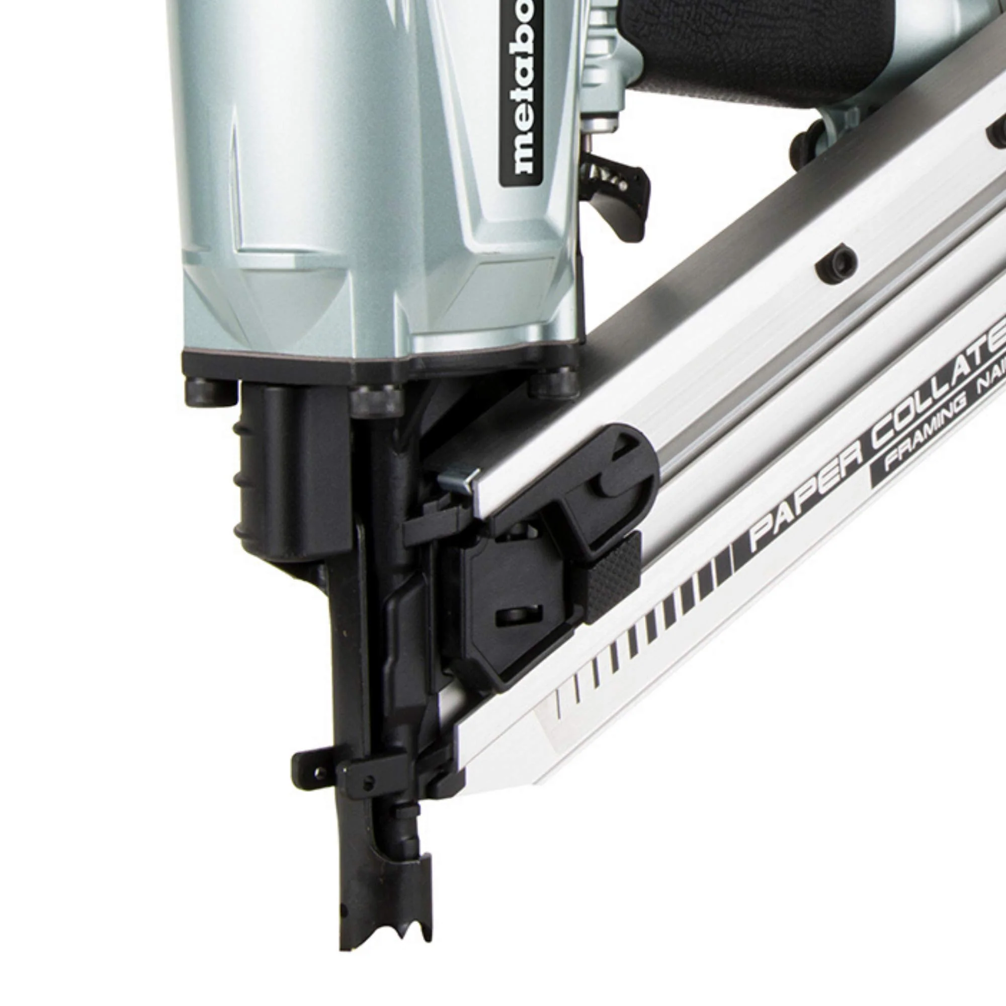 Metabo HPT Framing Nailer, Pneumatic, Accepts 30 Degree Paper Strip Collated Clipped Head Nails and 30 Degree Paper Strip Collated Offset Round Head Nails, 2-Inch to 3-1/4-Inch (NR83AA5) - Image 5