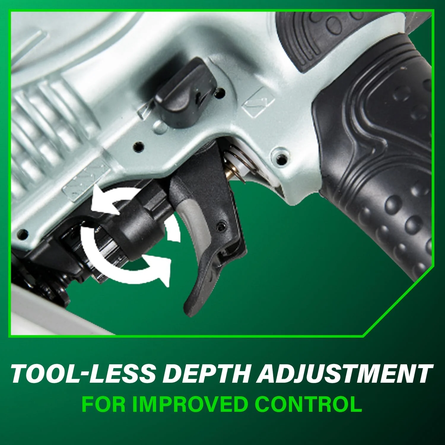 Metabo HPT Framing Nailer, Pro-Preferred Power Nailer for Flooring, Roof Decking, and More, Lightweight 7.5 lbs Framing Tool for 21° 2" to 3-1/2" Plastic Collated Nails, NR90AES1 NR90AES1 Only - Image 10