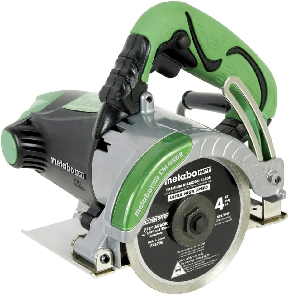 Metabo HPT Masonry Saw, 4-Inch Diamond Blade, Cuts Pavers, Concrete, Tile & More - CM4SB2 - Image 2