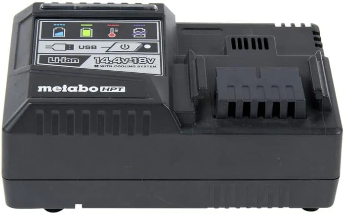 Metabo HPT MultiVolt Battery and Charger Starter Kit | 36V/18V | 4.0Ah/8.0Ah | Lithium Ion | Slide Style | Charger includes Built-in USB Port | UC18YSL3B1 - Image 5