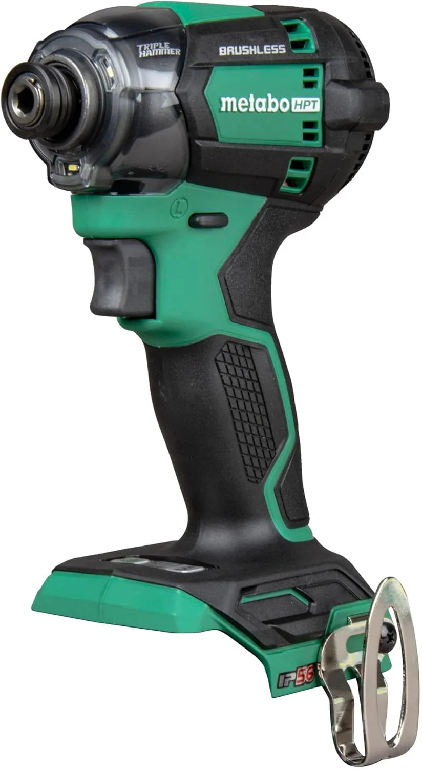 Metabo HPT Pneumatic Siding Nailer + 18V Impact Driver Pro Bundle Kit, 2-1/2 Inch Coil Siding Nailer with BONUS 18V Triple Hammer Impact Driver Kit, KNV65AH2 - Image 8