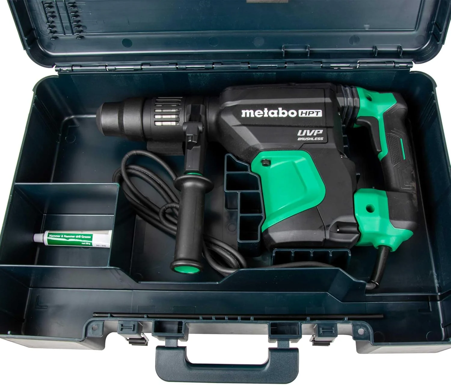 Metabo HPT Rotary Hammer | 1-9/16-Inch SDS Max | AC Brushless Motor | 4 Speed Modes | User Vibration Protection | Reactive Force Control | DH40MEY2 - Image 3