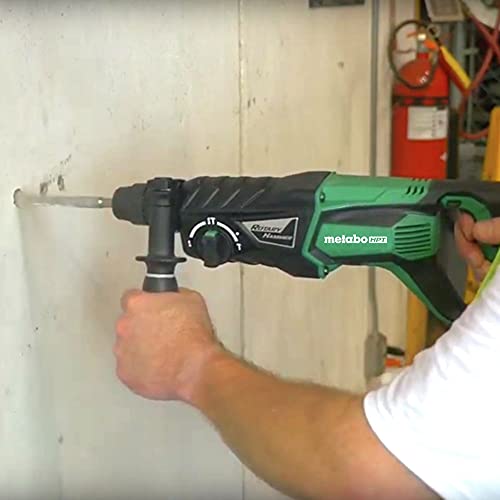 Metabo HPT Rotary Hammer | SDS Plus | 1-Inch, 7.5-Amp | For Drilling | Chipping and Hammer Drilling (DH26PF) - Image 7